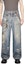 Shop Acne Studios FW24 Illusion Inkjet 3D Print Low Rise Baggy Jeans Blue . B00374-863