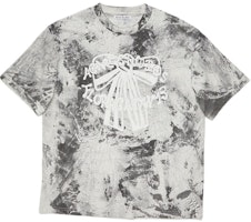 Acne Studios FW24 Oversized Tie-Dye Logo T-Shirt Unisex Faded Black. CL0298-BM0 Acne Studios FW24 Oversized Tie-Dye Logo T-Shirt Unisex Faded Black. CL0298-BM0
