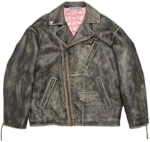 Order Acne Studios FW24 黑色寬鬆拉鍊口袋夾克 男裝外套 B70148-900