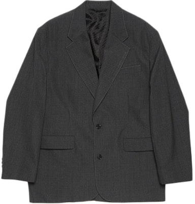 Blazer Acne Studios FW24 Hombre de Rayas Holgado Manga Larga Gris Carbón. BH0208-AA2 Buy Blazer Acne Studios FW24 Hombre de Rayas Holgado Manga Larga Gris Carbón. BH0208-AA2