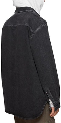 Acne Studios FW24 男友風水洗丹寧寬鬆版型長袖襯衫 - 黑色 CB0082-900 Shop Acne Studios FW24 男友風水洗丹寧寬鬆版型長袖襯衫 - 黑色 CB0082-900