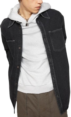 Acne Studios FW24 男友風水洗丹寧寬鬆版型長袖襯衫 - 黑色 CB0082-900 Purchase Acne Studios FW24 男友風水洗丹寧寬鬆版型長袖襯衫 - 黑色 CB0082-900