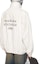 Shop Acne Studios FW25 灰白色寬鬆款拉鍊夾克附字母標誌外套。 B90791-DC6