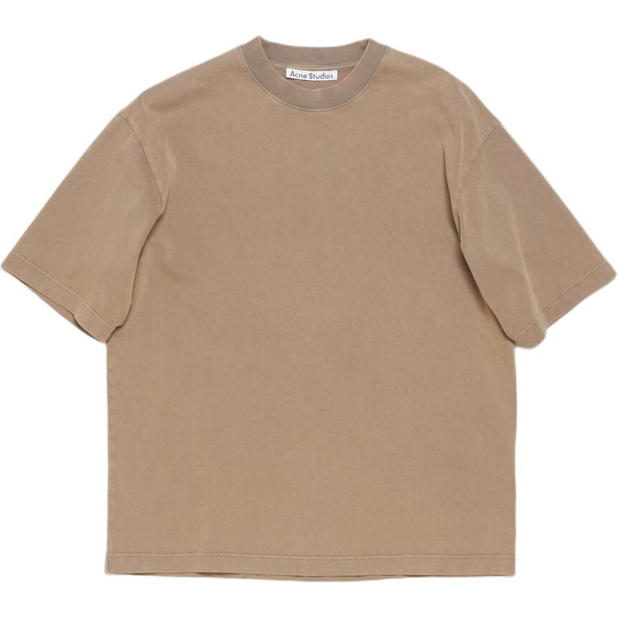 Order Camiseta Unisex Oversize Logo Acne Studios FW 2024 Gris Taupe. CL0218-DIA