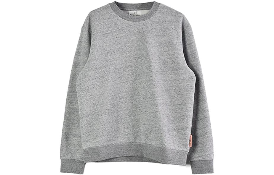 Acne Studios Grey Solid Pullover Sweatshirt A00258-SWE