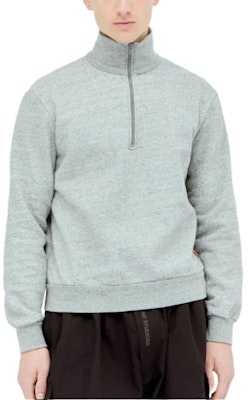 Acne Studios Half-Zip High-Neck Sweatshirt Grey Mens Casual Pullover CI0164-CC3 Order Acne Studios Half-Zip High-Neck Sweatshirt Grey Mens Casual Pullover CI0164-CC3