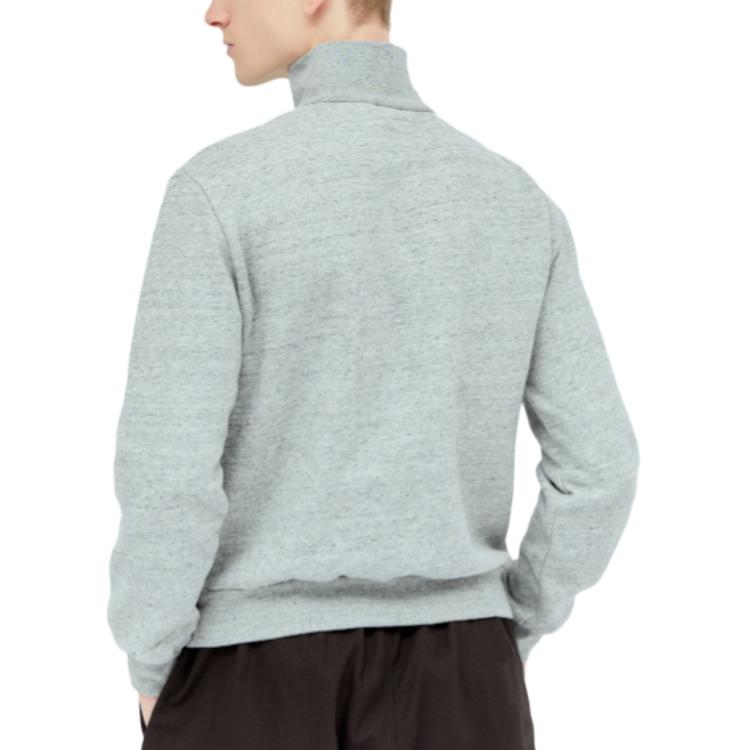 Lookbook Sudadera Gris Acne Studios Cuello Alto Cremallera Media para Hombre Casual CI0164-CC3