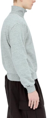 Acne Studios Half-Zip High-Neck Sweatshirt Grey Mens Casual Pullover CI0164-CC3 Shop Acne Studios Half-Zip High-Neck Sweatshirt Grey Mens Casual Pullover CI0164-CC3