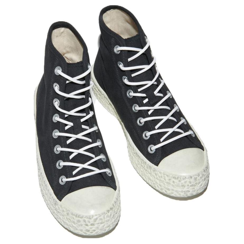 Acne Studios High-Top Canvas Sneakers 'Black CMFT' 圖 4