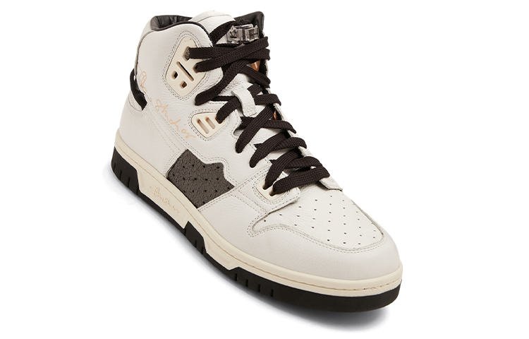 Acne Studios High-Top Leather Sneakers 'White' 圖 3