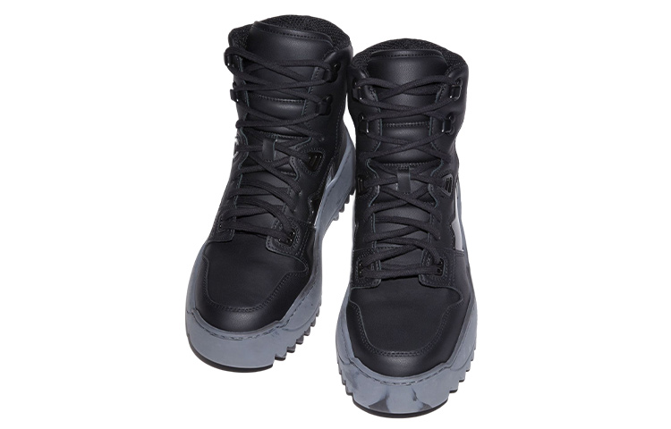 Acne Studios High-Top Sneaker 'Black Leather' 圖 3