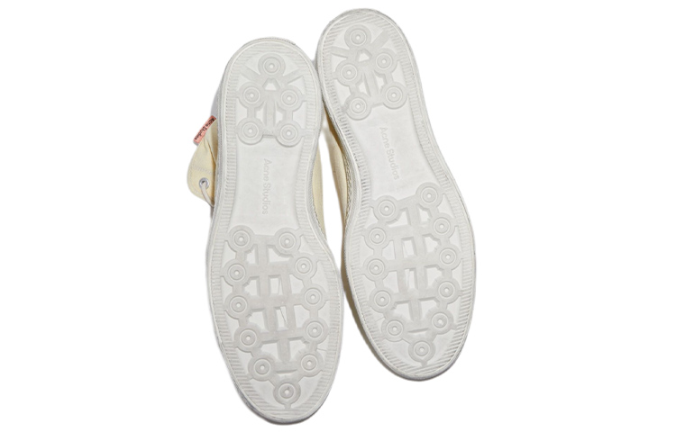 Acne Studios High-Top Sneaker 'Yellow White Distressed' 圖 4