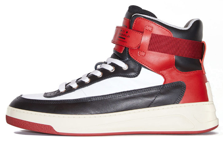 Acne Studios High-Top Sneakers 'Black Red White'