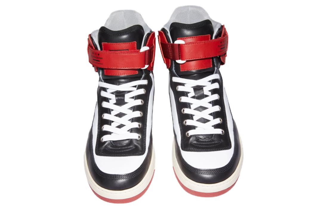 Acne Studios High-Top Sneakers 'Black Red White' 圖 3
