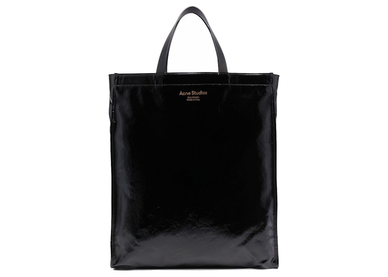Acne Studios High Shine Tote Bag Black