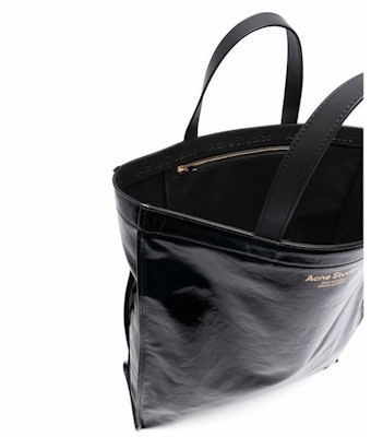 Acne Studios 黑色高光托特包 Lookbook Acne Studios 黑色高光托特包