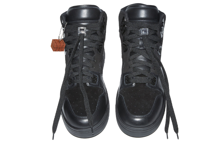 Acne Studios High-Top Running Shoes 'Black' 圖 3