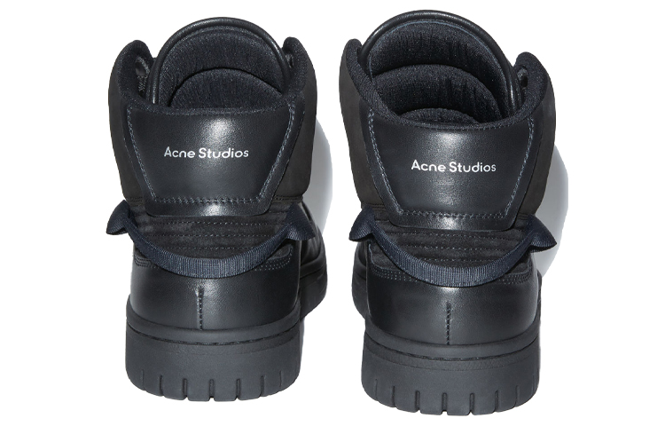 Acne Studios High-Top Running Shoes 'Black' 圖 4