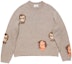 Order Suéter Crewneck Jacquard Skull Mohair Marrón para Hombre de Acne Studios B60307-DML