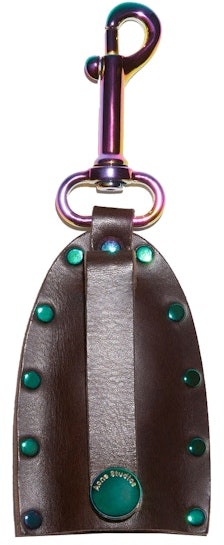 acne-studios-key-ring-dark-brown
