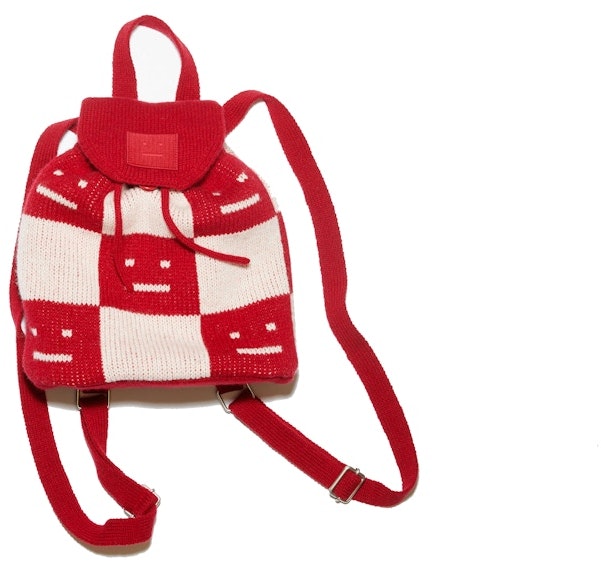 acne-studios-knitted-face-backpack-deep-red