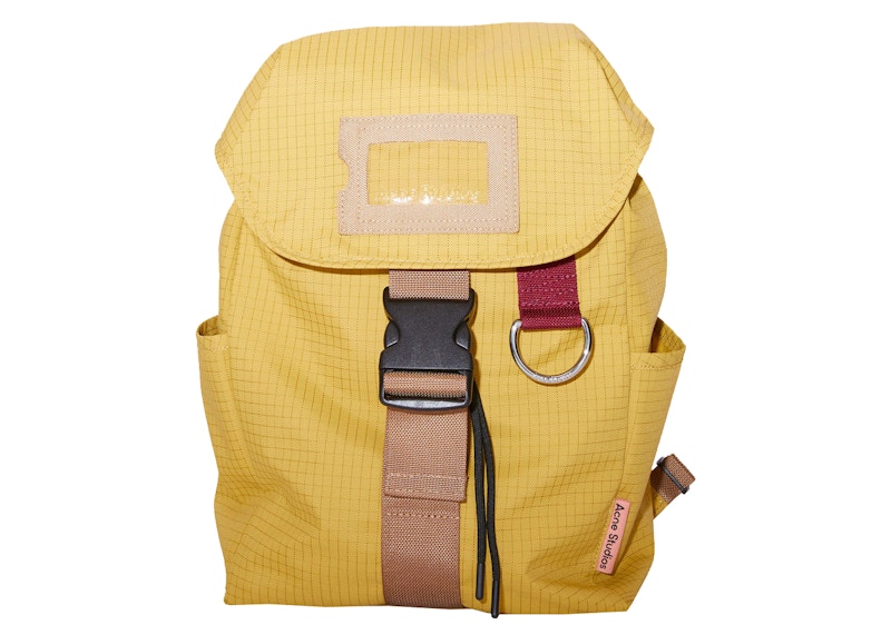 Acne Studios Large Backpack Mustard Yellow