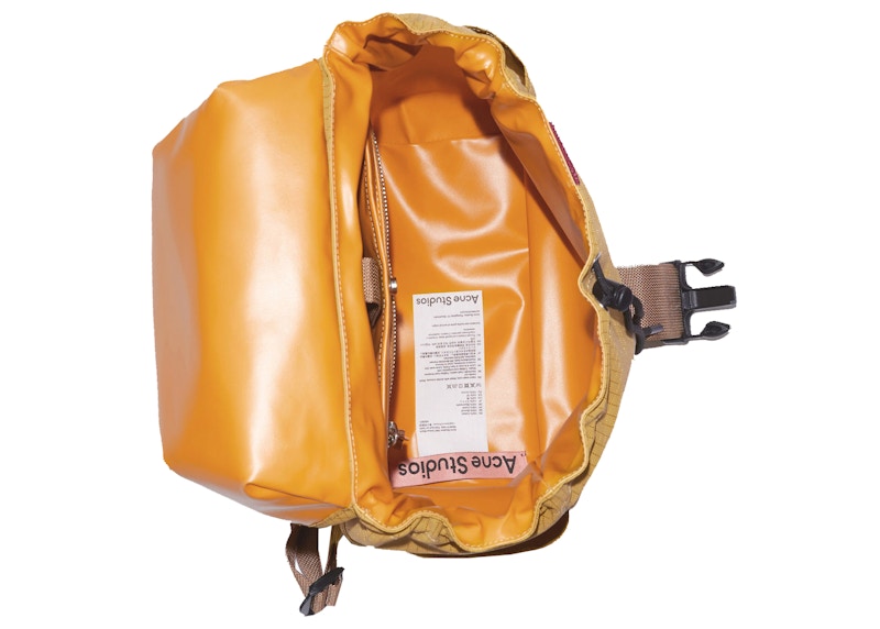 Lookbook Acne Studios大型背包芥末黃