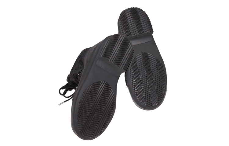 Shop But Hitam Tumit Rendah Kulit Acne Studios BD0241-900