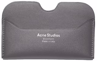 Acne Studios Leather Card Case Dark Grey Acne Studios Leather Card Case Dark Grey