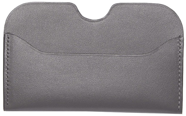 Acne Studios Tempat Kartu Kulit Abu-abu Tua Order Acne Studios Tempat Kartu Kulit Abu-abu Tua