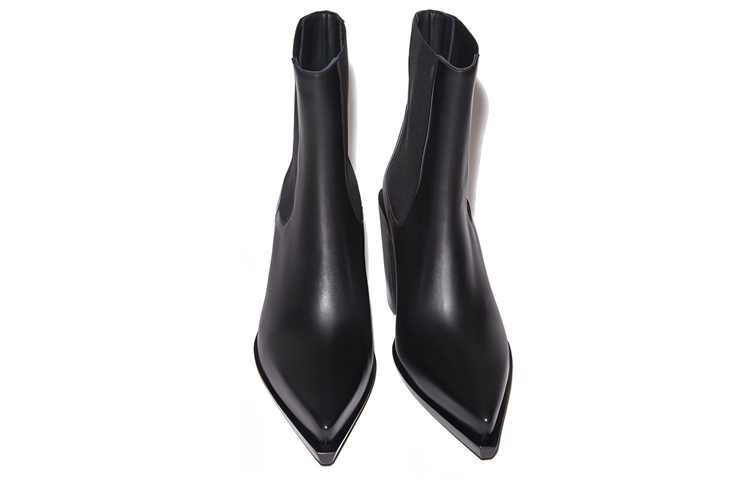 Order Sepatu Bot Chelsea Kulit Acne Studios 'Hitam' AD0438-900