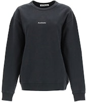 Acne Studios Logo Crewneck Sweatshirt Black. AI0067-900 Acne Studios Logo Crewneck Sweatshirt Black. AI0067-900