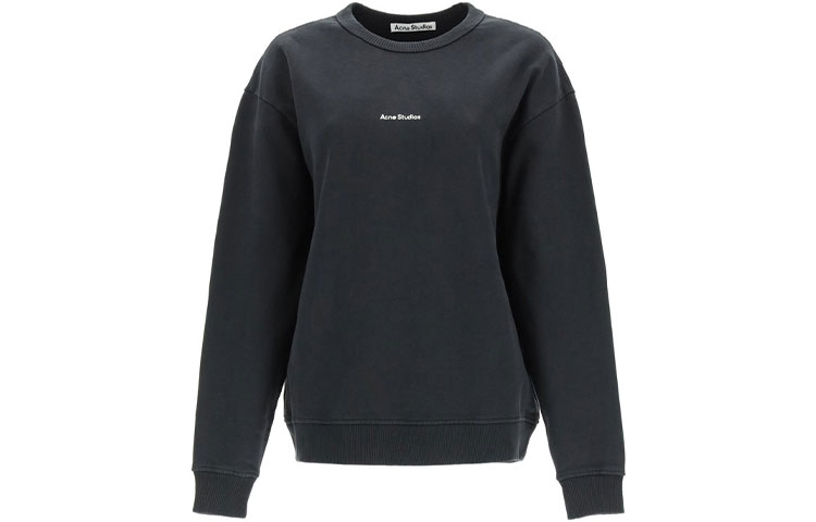 Order Sudadera Negra Acne Studios Logo Crewneck. AI0067-900