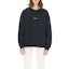 Lookbook Sudadera Negra Acne Studios Logo Crewneck. AI0067-900