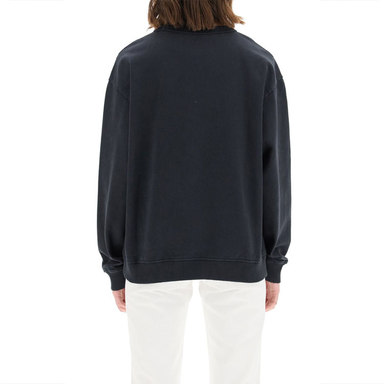 Shop Sudadera Negra Acne Studios Logo Crewneck. AI0067-900