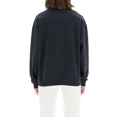 Sudadera Negra Acne Studios Logo Crewneck. AI0067-900 Shop Sudadera Negra Acne Studios Logo Crewneck. AI0067-900