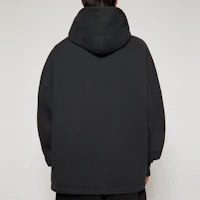 Shop Acne Studios 復古徽標黑色破壞風圓領衛衣 BI0079-900