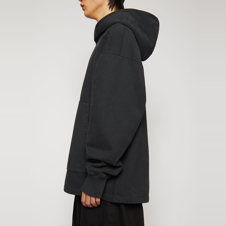 Purchase 아크네 스튜디오 로고 디스트레스 풀오버 스웻셔츠 블랙 BI0079-900