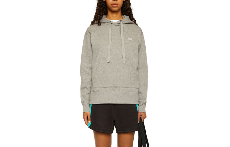 Acne Studios Logo Oversized Hoodie Unisex Grey 2HK173-X92