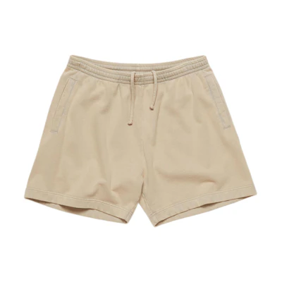 Acne Studios Logo Patch Mid-Rise Casual Shorts Unisex in Concrete Grey. CE0038-DKX