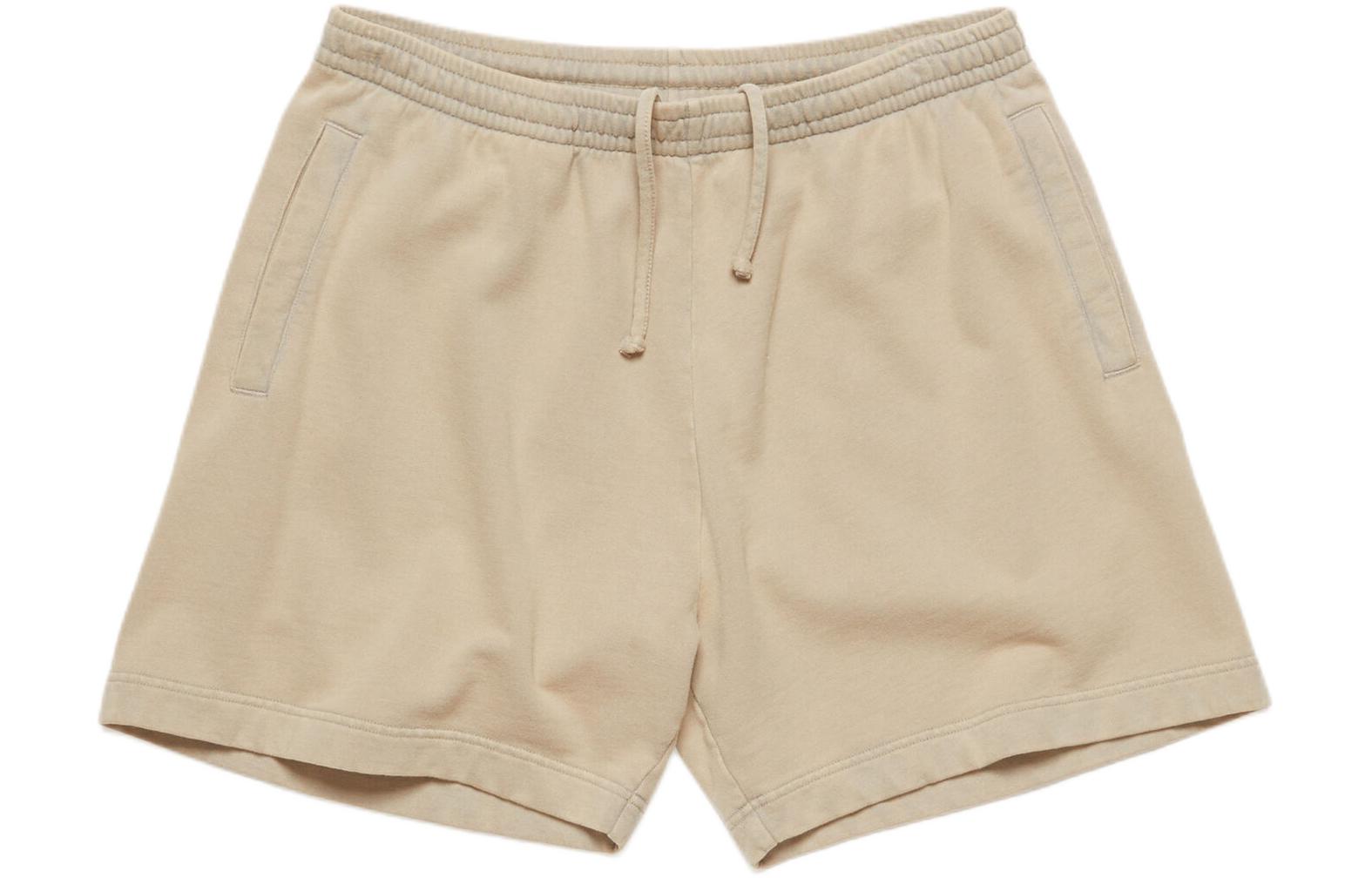 Order Acne Studios 標誌貼布中腰休閒短褲 男女款 淺灰色 CE0038-DKX