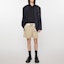 Lookbook Acne Studios Logo Patch Mid-Rise Casual Shorts Unisex in Concrete Grey. CE0038-DKX