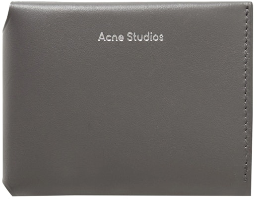 Acne Studios標誌印花深灰色三摺錢包 Buy Acne Studios標誌印花深灰色三摺錢包