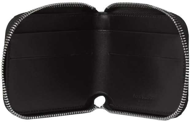 Acne Studios黑色logo印花拉鍊圍錢包 Lookbook Acne Studios黑色logo印花拉鍊圍錢包