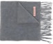 Buy Acne Studios Logo Solid Color Knit Warm Scarf with Fringe - Edition CA0218990-Grey