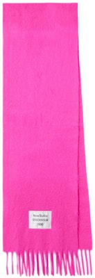 Acne Studios Logo Wool Knit Scarf Pink - . CA0350ACT Order Acne Studios Logo Wool Knit Scarf Pink - . CA0350ACT