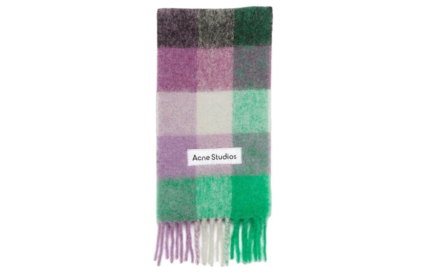 Acne Studios Logo Wool Scarf Unisex Couple Style in Multiple Colors. CA0084-DL5
