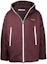 Order Acne Studios Logo Zip Minimalist Down Jacket Mens - Burgundy B90506-479