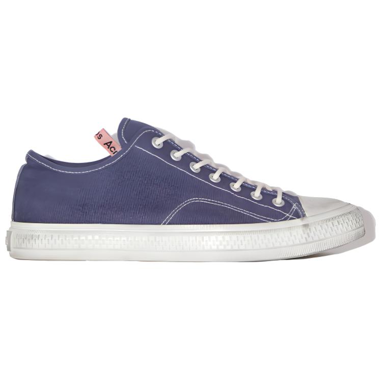 Acne Studios Low-Top Canvas Sneaker 'Deep Purple' 圖 2
