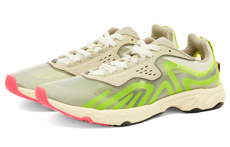 Acne Studios Low Top Lace-Up Sneakers 'Pale Green' 圖 2